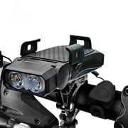 Byikun Bike Phone Mount with Led Light – 360° Adjustable, Shockproof Handlebar Holder, Usb Charging \u0026 Waterproof Design for Cycling, Running, or Driving